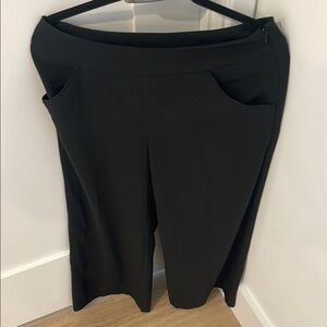 Black Wide-Leg Pants